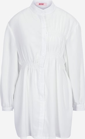 Misspap Košilové šaty – bílá: přední strana
