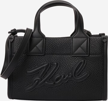 Karl LagerfeldRučna torbica 'Skuare' - crna boja: prednji dio