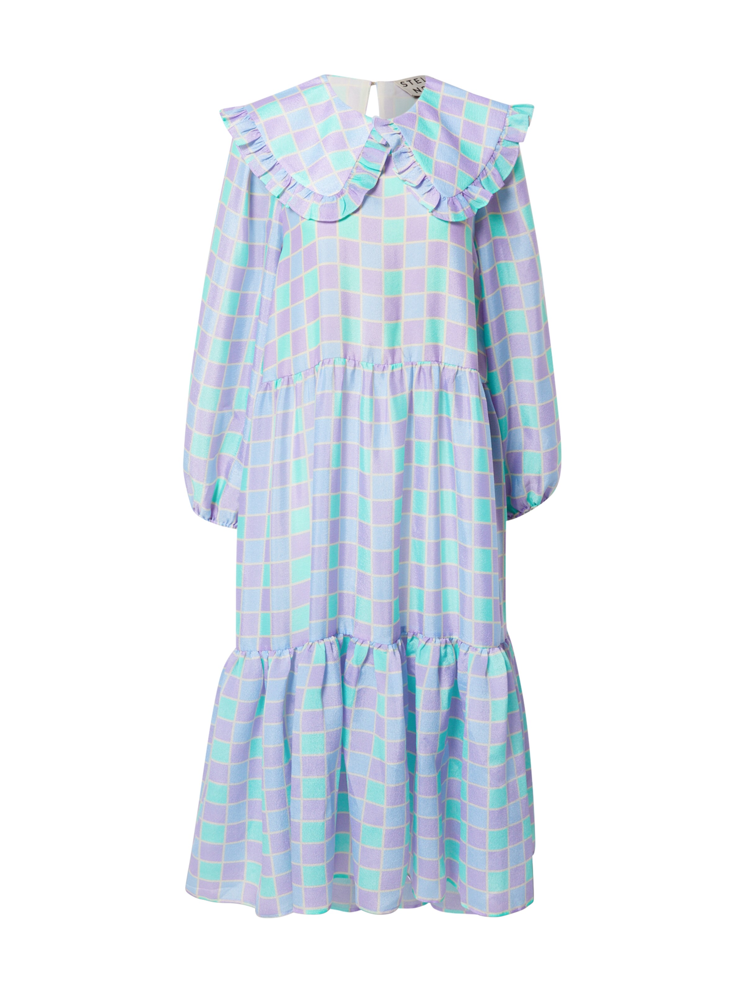 Frauen Große Größen Stella Nova Kleid 'Stefania' in Hellblau, Helllila - CN06394 Frauen Große Größen Stella Nova Kleid 'Stefania' in Hellblau, Helllila - CN06394