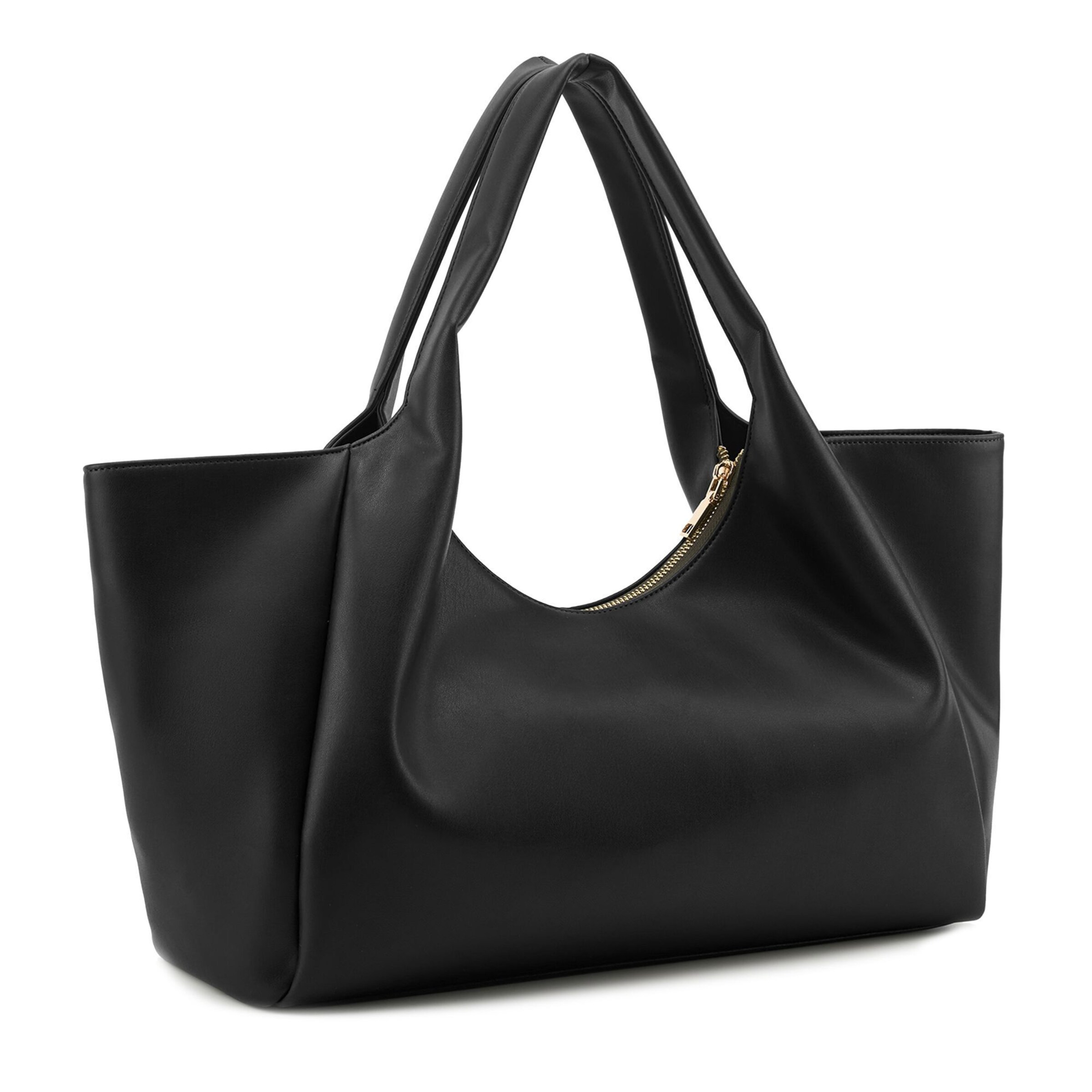 Seidenfelt Schultertasche 'Lainio ' in Schwarz