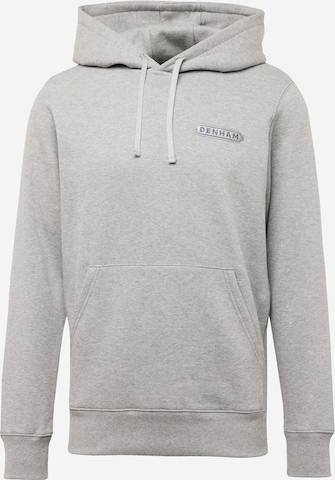 DENHAM Sweatshirt in Grijs: voorkant