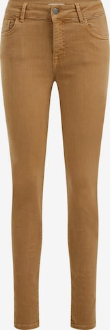 WE Fashion Skinny Jeans in Beige: front