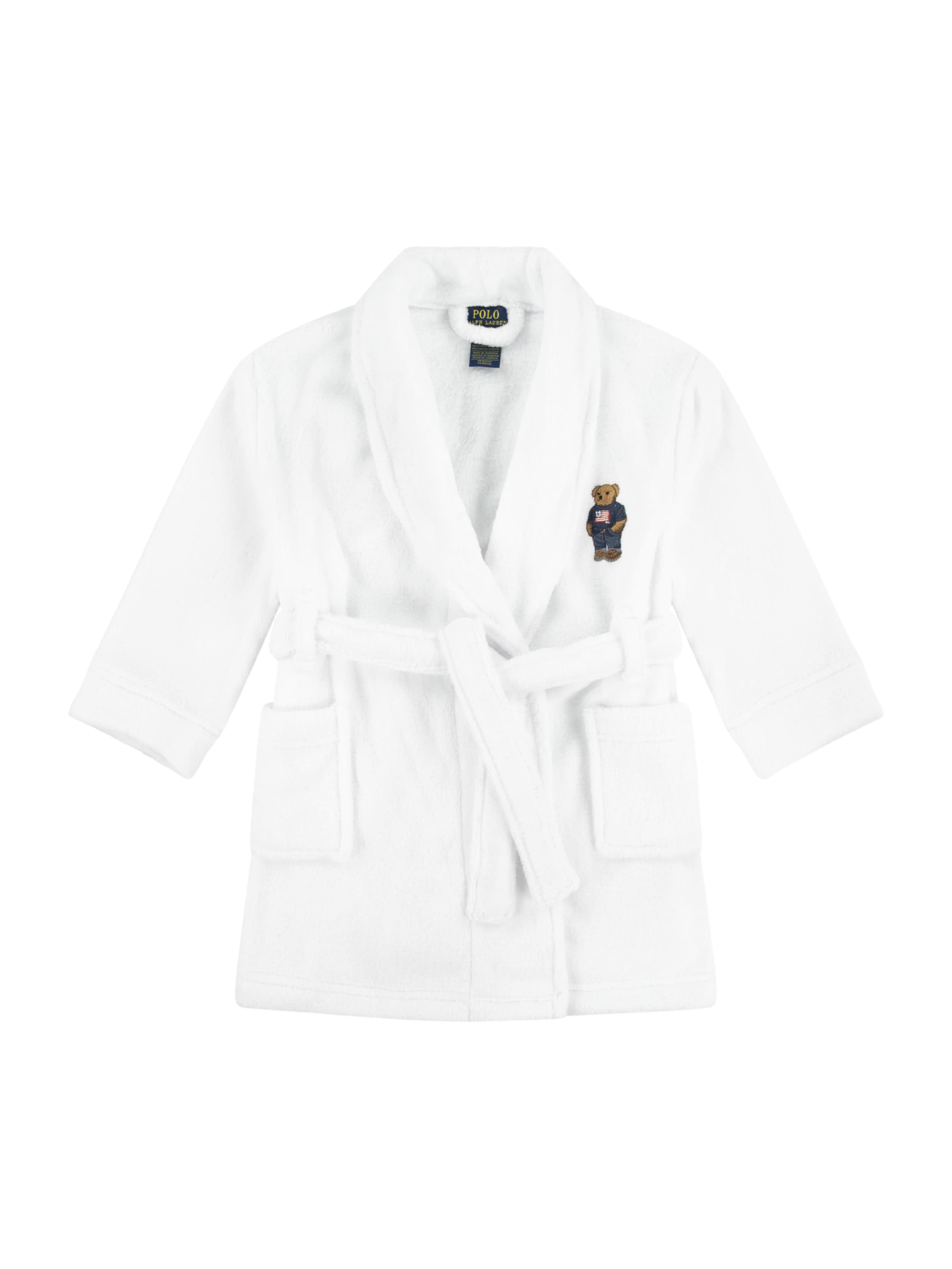 Polo Ralph Lauren Bathrobe in White: front