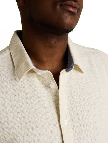 TOM TAILOR Men + Regular Fit Hemd in Weiß