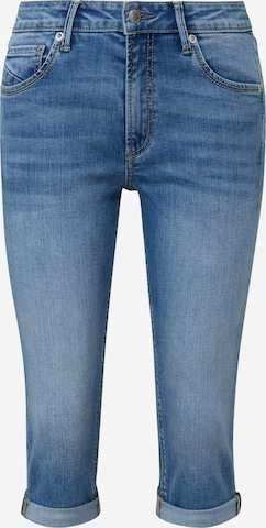 Coupe slim Jean 'Catie' QS en bleu : devant