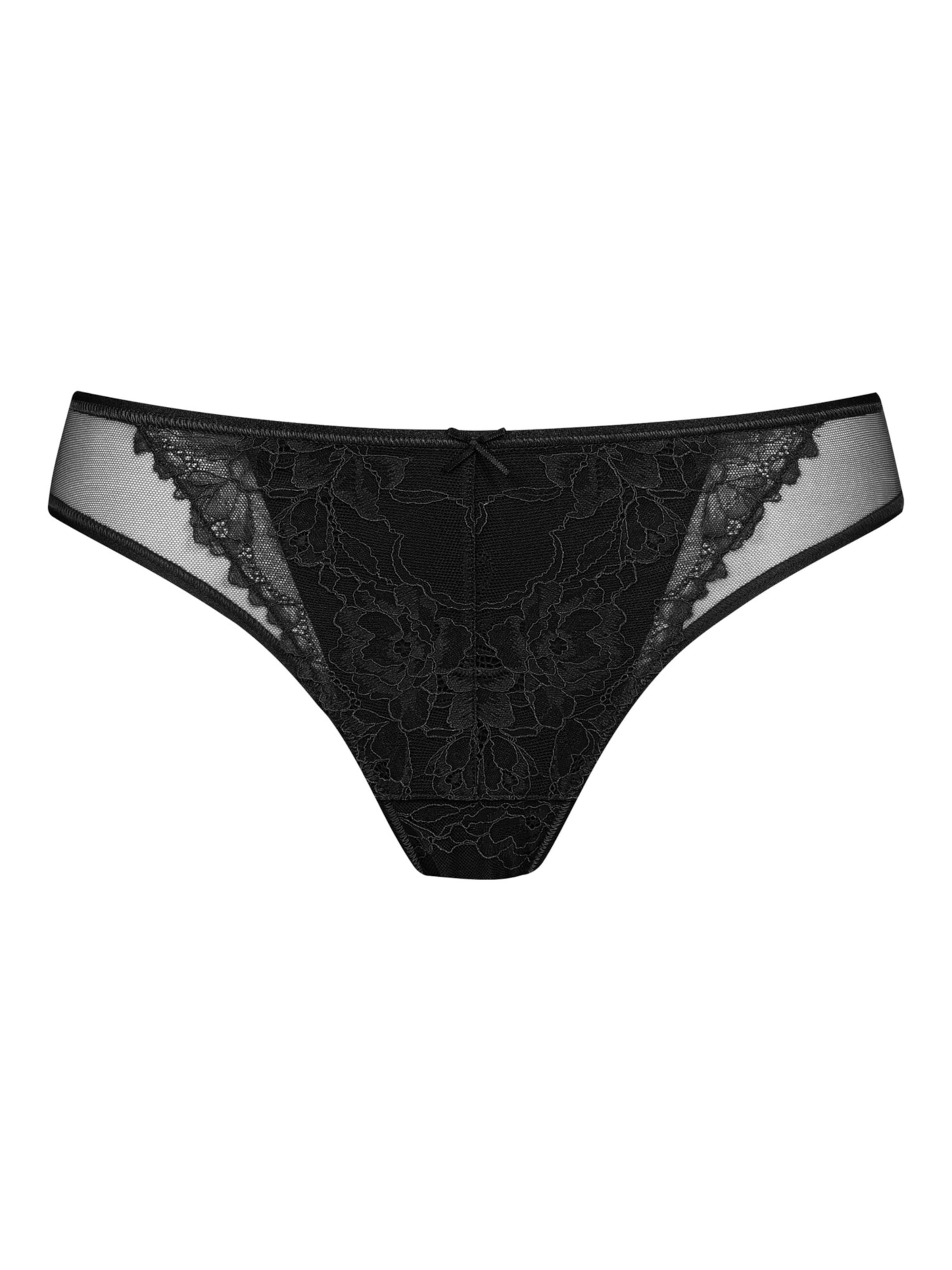 Slip 'Fabulous' Mey en noir : devant