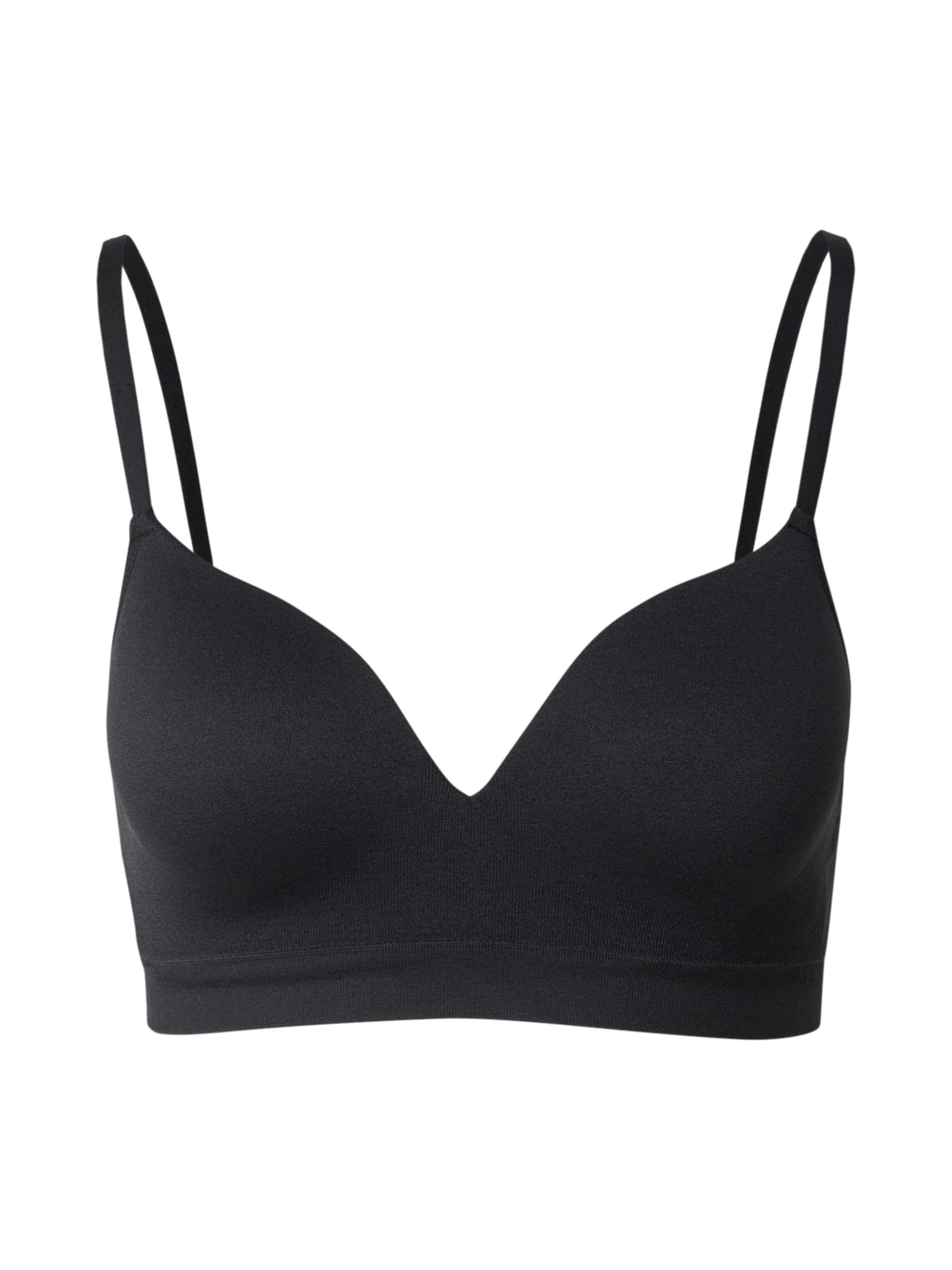 Lindex Bra 'Flora' in Black: front
