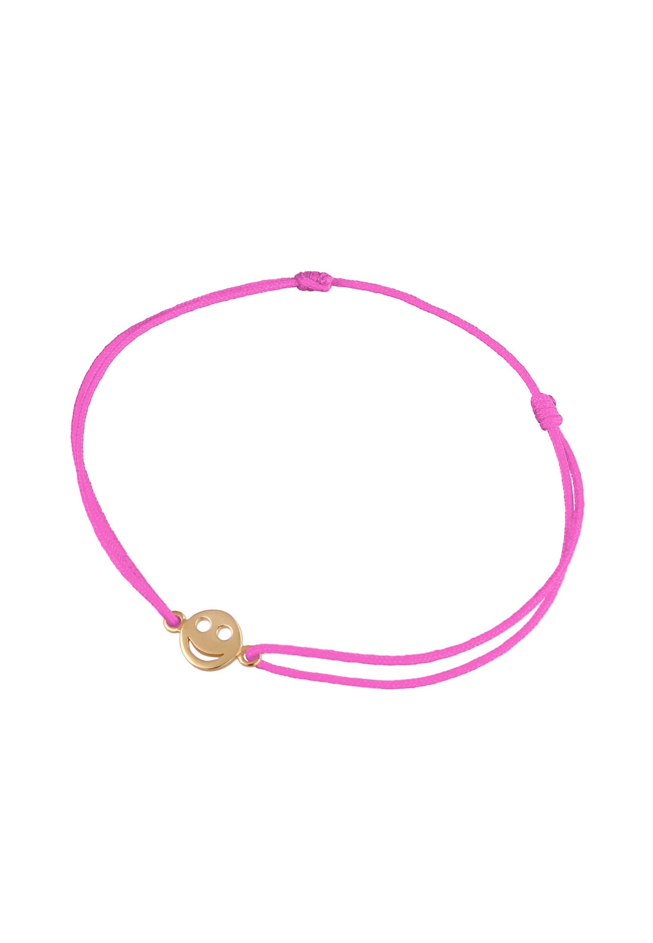 Bracelet 'Smiling Face' ELLI en rose