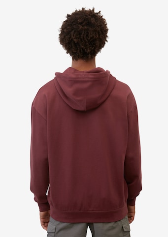 Marc O'Polo Zip-Up Hoodie in Red