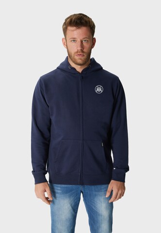 Oldskull Sweat jacket in Blue: front
