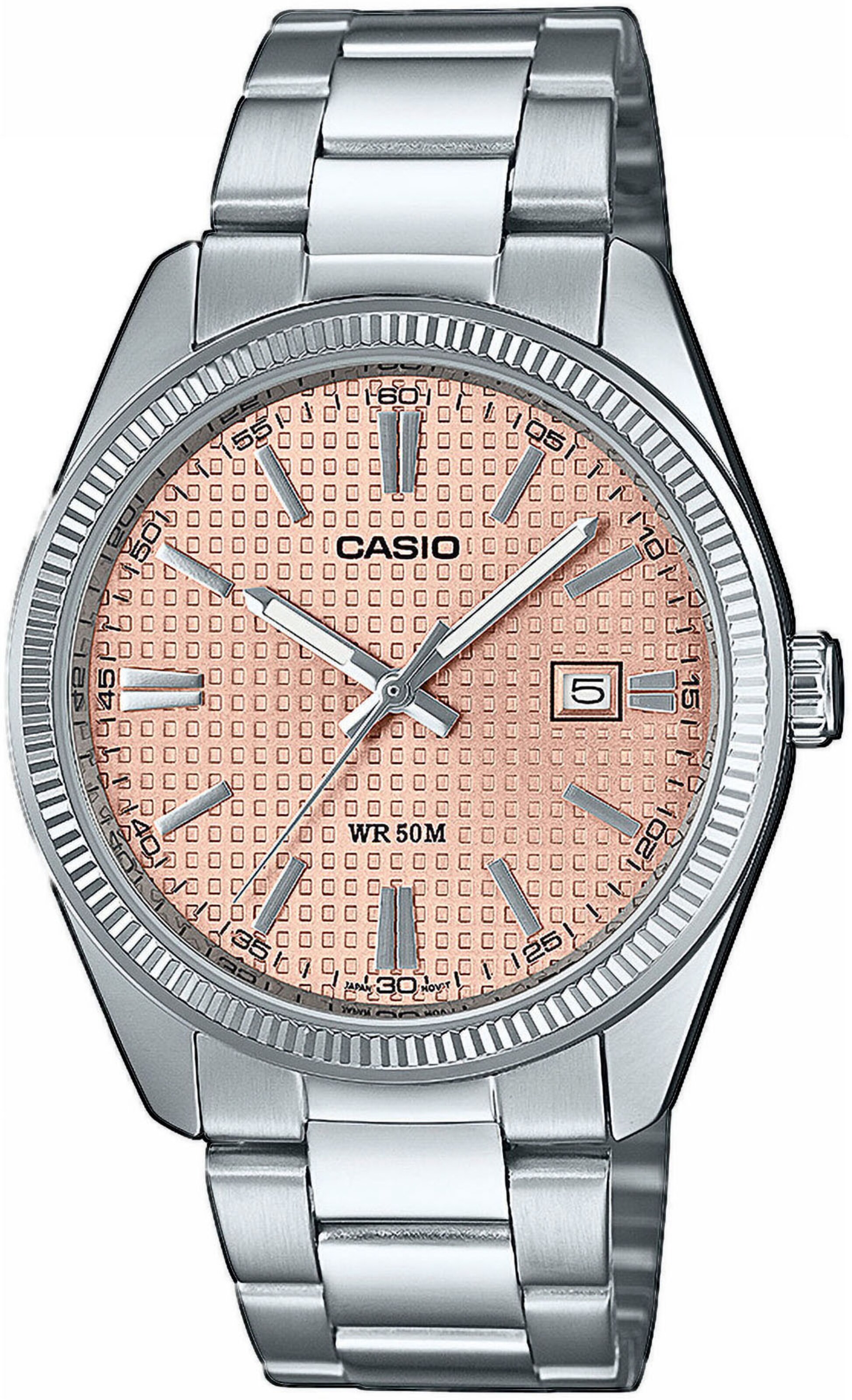 CASIO Uhr in Silber: Vorderseite
