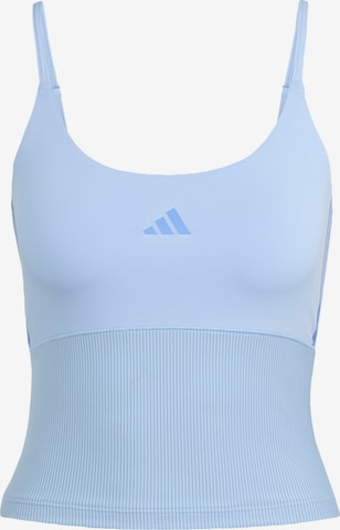 ADIDAS PERFORMANCE Спортивный топ 'Hyperglam' в Синий: спереди