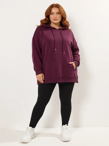 Shape Of You Sweatshirt in Red