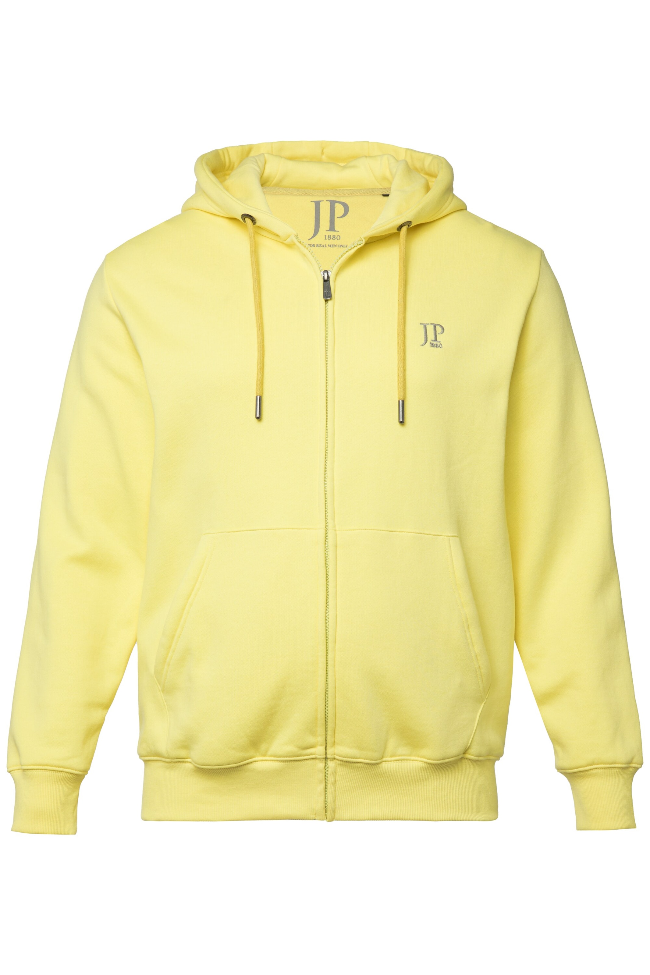 JP1880 Sweatjacke in Gelb: Vorderseite