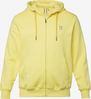 JP1880 Sweatvest in Geel: voorkant