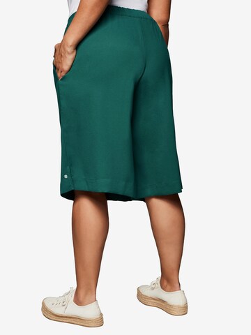 SHEEGO Loose fit Pleat-Front Pants in Green