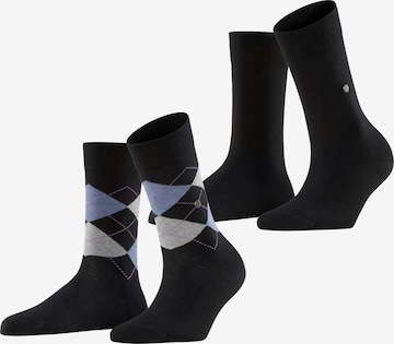 BURLINGTON Socken 'Everyday Mix 2-Pack' in Schwarz: Vorderseite