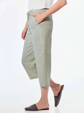 Regular Pantalon Goldner en vert
