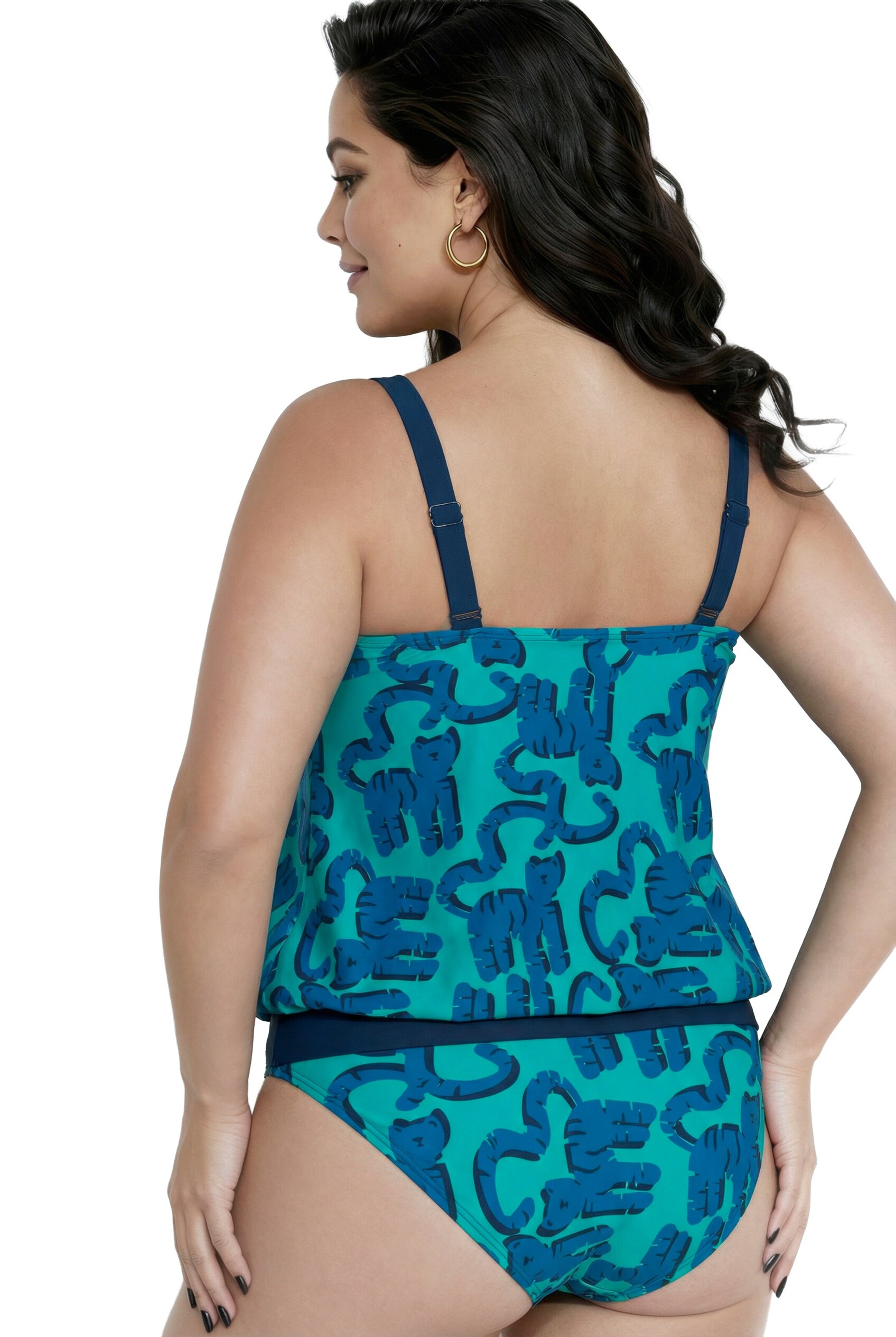 Ulla Popken Bandeau BH in Groen