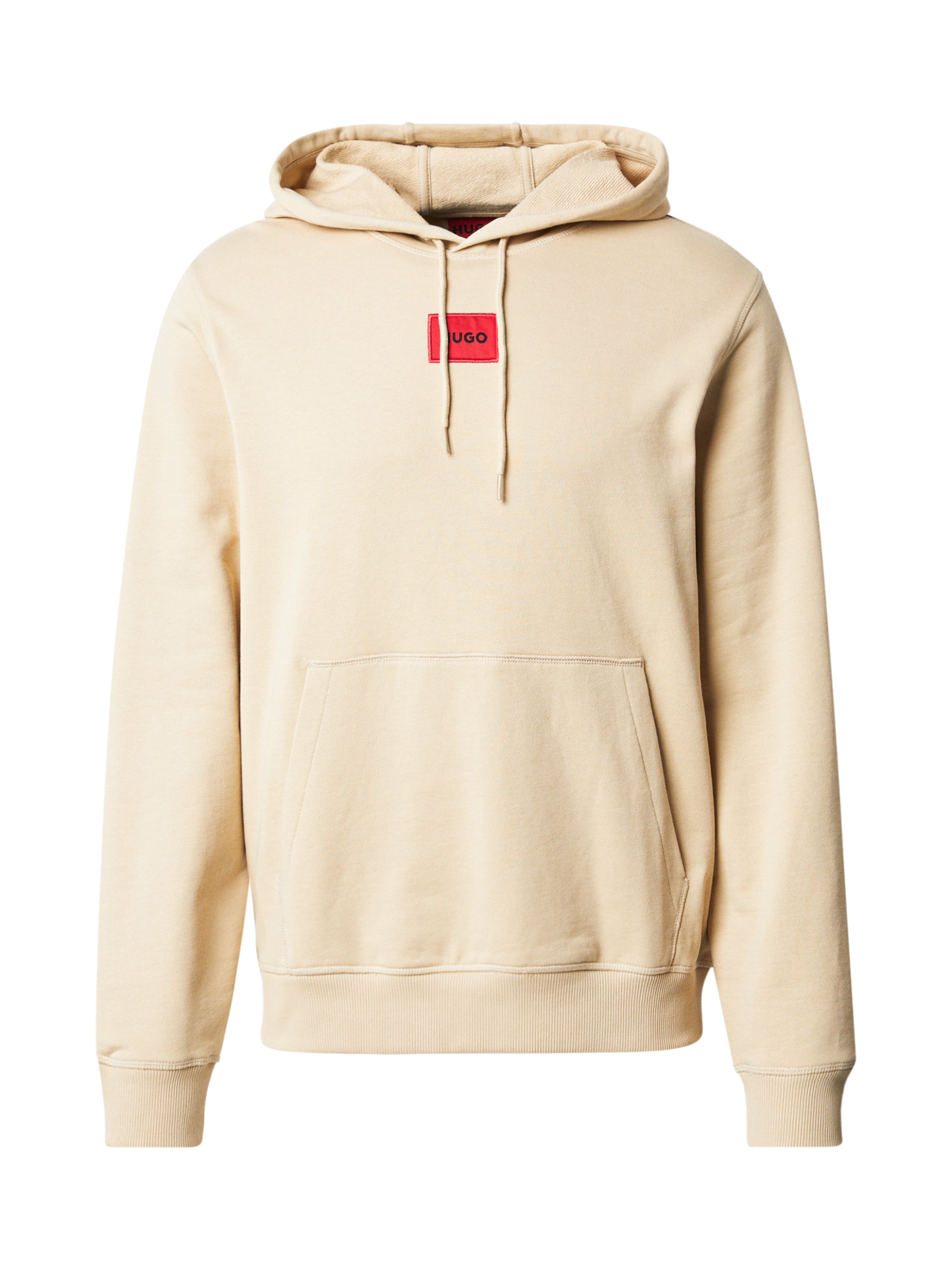 HUGO Tréning póló 'Daratschi214' - bézs: elől