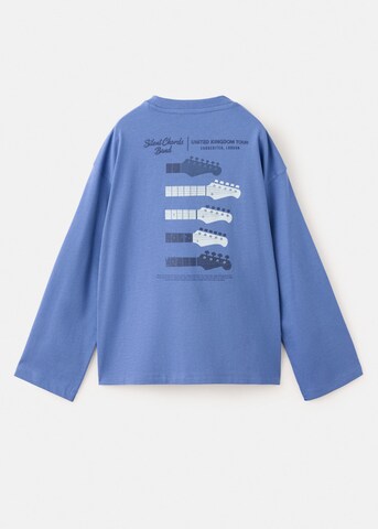 Tricou 'ATEXT' de la MANGO KIDS pe albastru