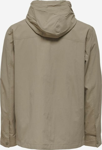 Only & Sons Vinterparka i brun