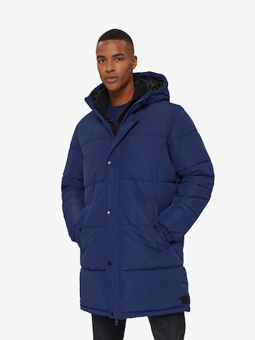 ESPRIT Winterjas in Blauw: voorkant