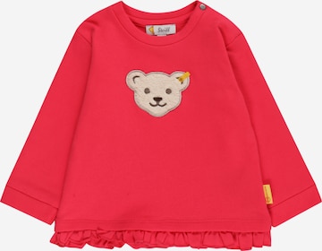 Sweat-shirt Steiff Collection en rouge : devant