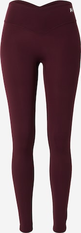 NEBBIA Skinny Spodnie sportowe w kolorze czerwony: przód