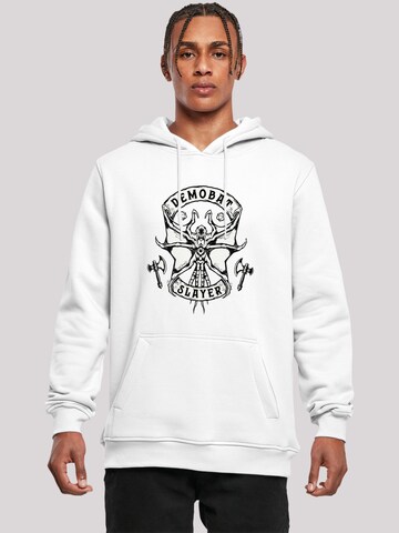 Sweat-shirt F4NT4STIC en blanc : devant