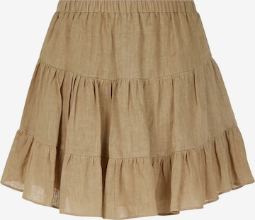 NOCTURNE Skirt in Beige: front