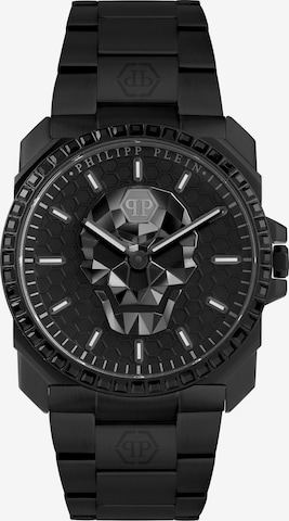 Philipp Plein Uhr in Schwarz: predná strana