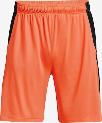 UNDER ARMOUR Regular Athletic Pants 'Tech Vent' in Orange: front