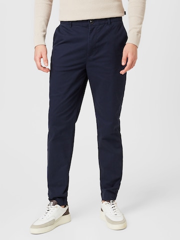 TOM TAILOR DENIM Regular Chino in Blauw: voorkant