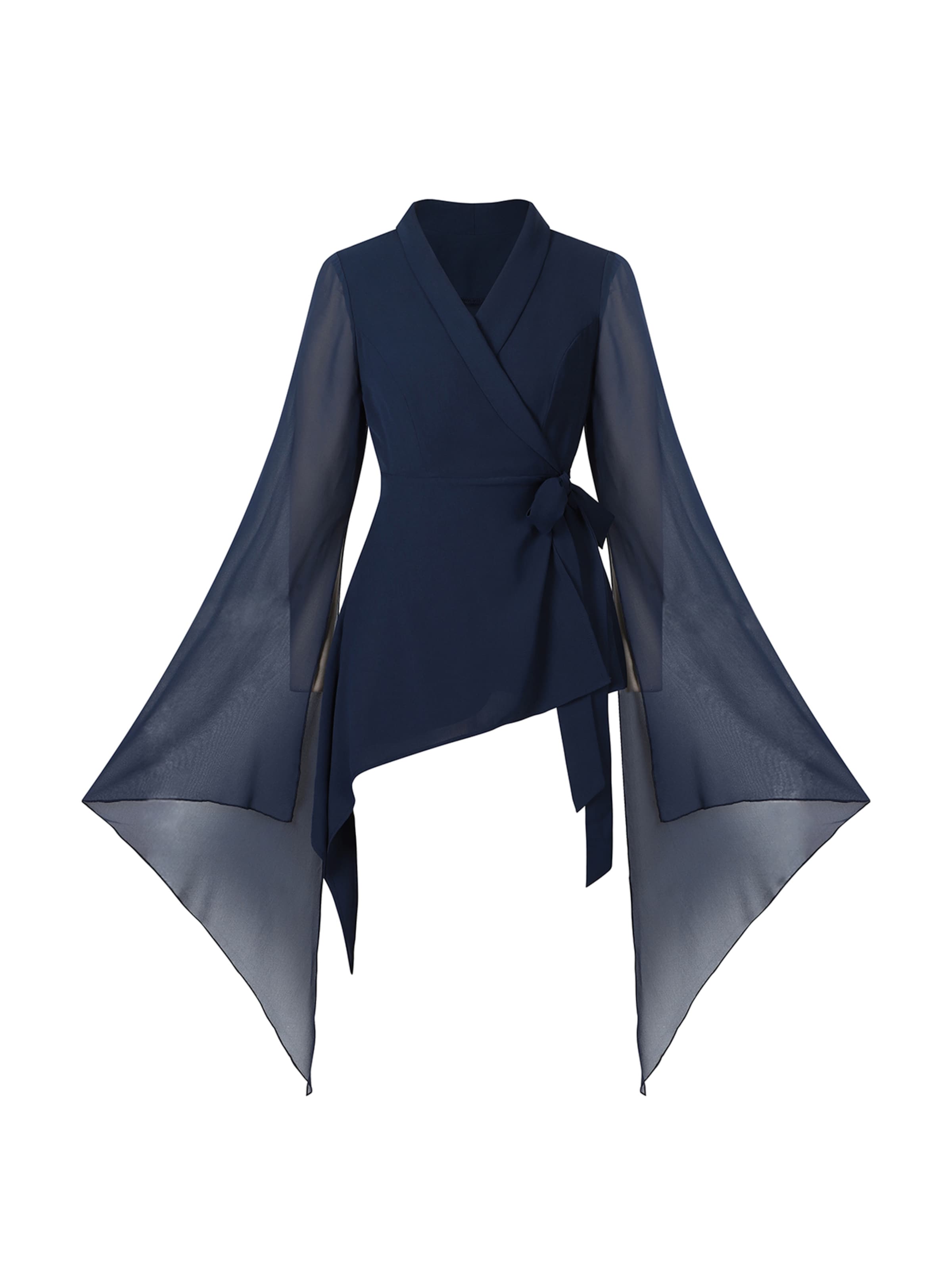 LapaPlus Blus 'Women Blouse' i blå: framsida