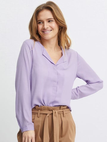 b.young Blouse 'Hialice' in Purple: front