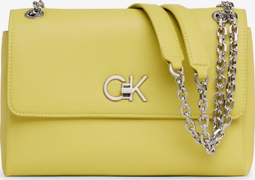 Calvin Klein Shoulder Bag in Yellow: front