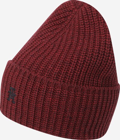 Megzta kepurė iš TOMMY HILFIGER, spalva – tamsiai mėlyna / tamsiai raudona, Prekių apžvalga