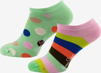 Calzino invisibile Happy Socks di colore verde chiaro / colori misti, Visualizzazione prodotti