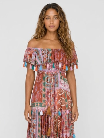 Miss June Kleid 'Robe Longue Liliana'‌‌‌ in Mischfarben: Vorderseite