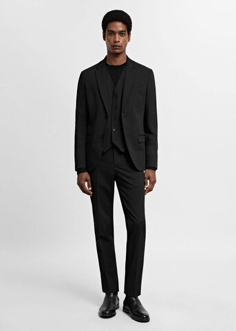 MANGO MAN Suit Vest 'Paulo' in Black