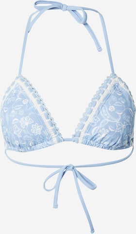 HOLLISTERTrokutasti Bikini gornji dio - plava boja: prednji dio