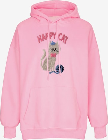 Sweat-shirt MYMO en rose : devant