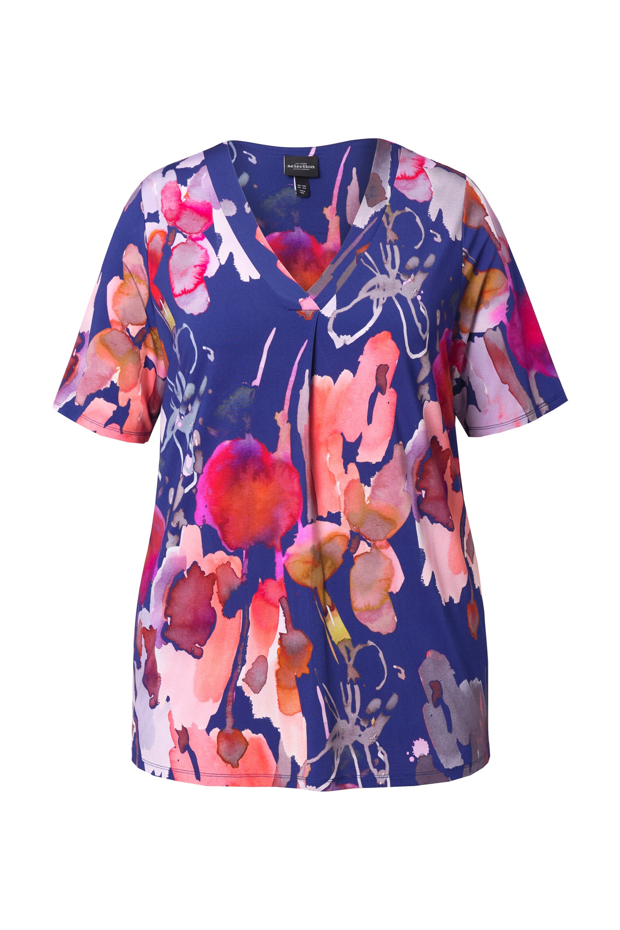 Ulla Popken Shirt in Blau: Vorderseite