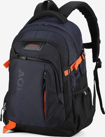 Aoking Backpack in Blue: front
