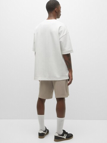 Regular Pantaloni de la Pull&Bear pe bej