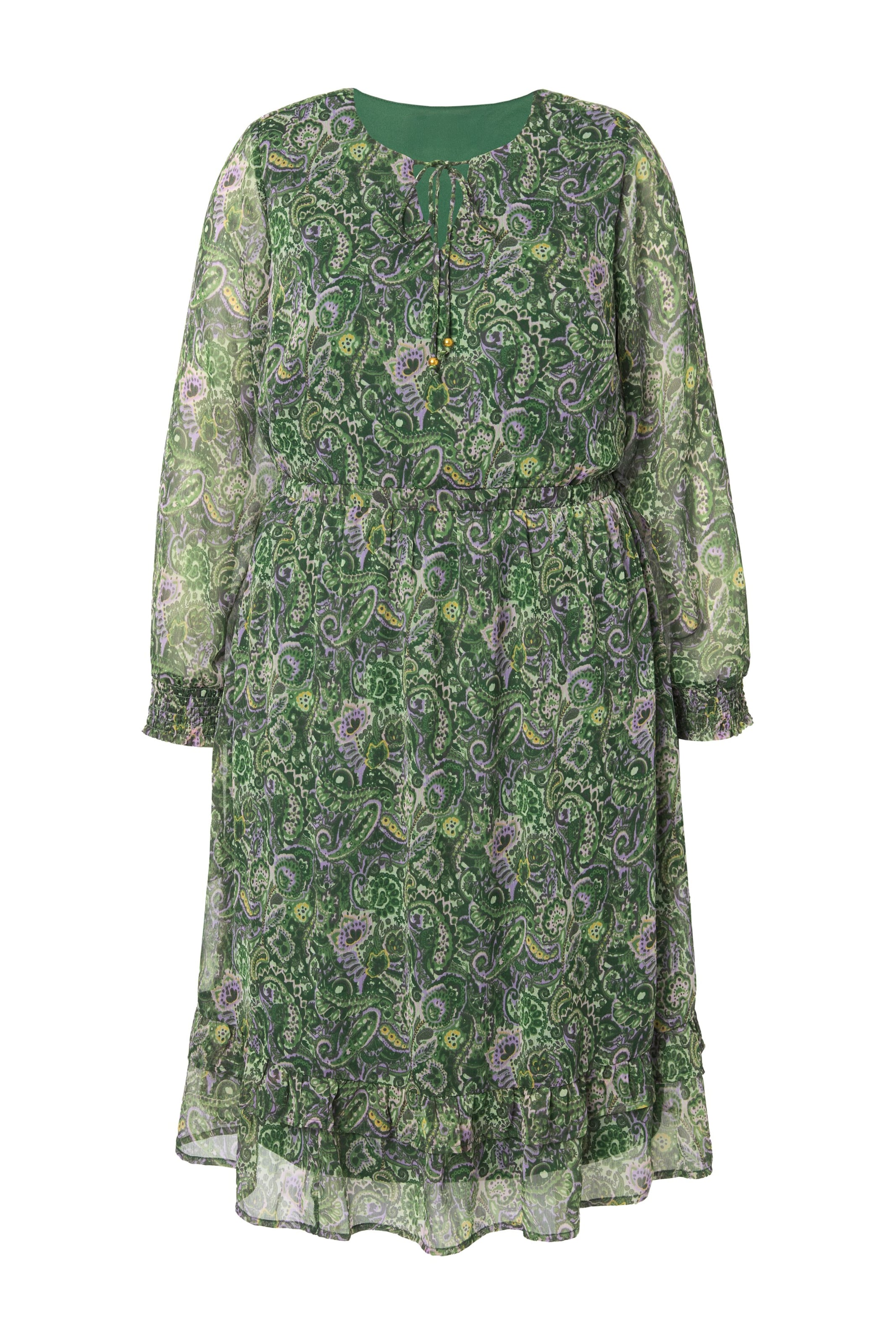 Studio Untold Dress in Green: front