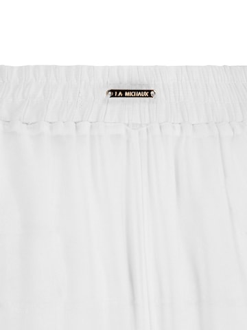 La Michaux Loosefit Bügelfaltenhose in Weiß