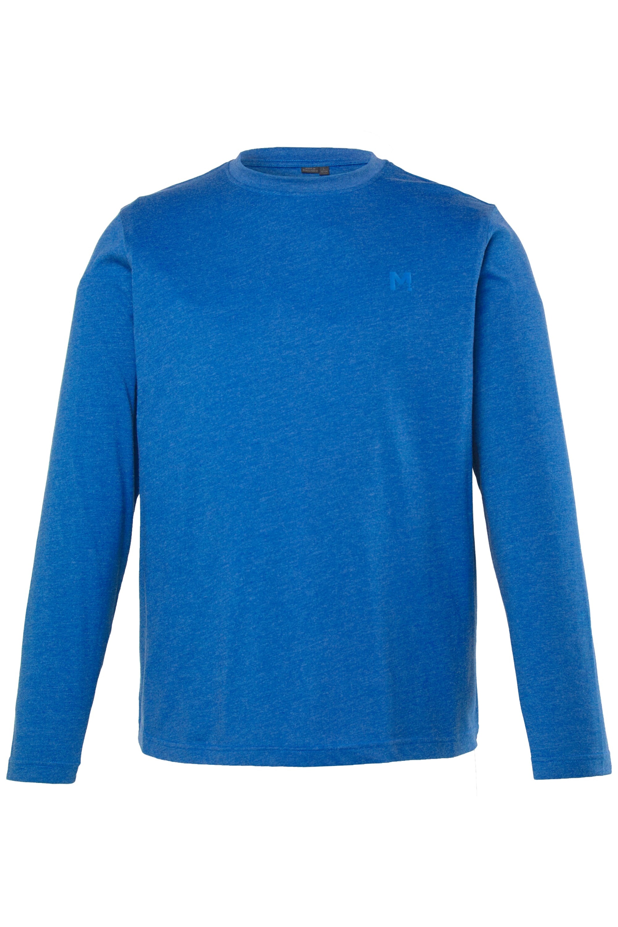 Men Plus Shirt in Blue: front