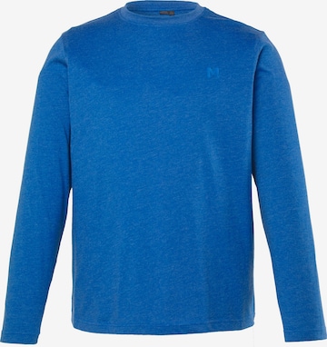 Men Plus Shirt in Blue: front